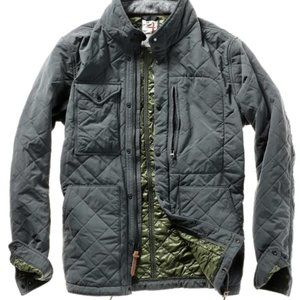 RELWEN QUILTED TANKER - GREY, MEDIUM, NWT